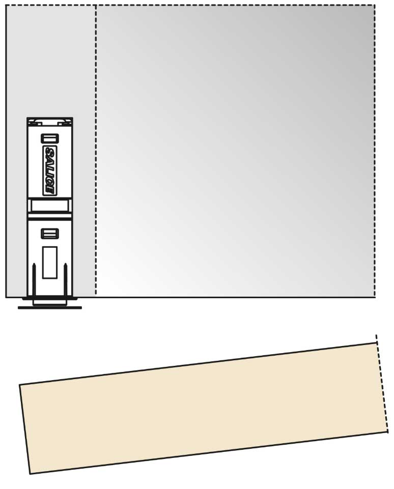 Salice Push Retaining Catch with Adhesive